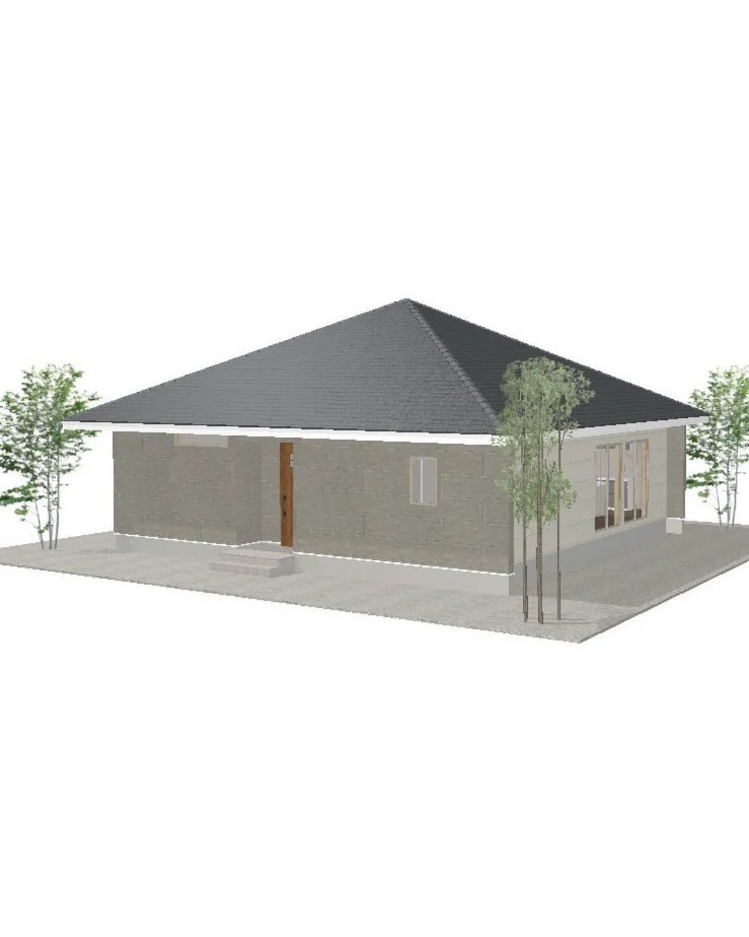 🏡【29坪3LDKのリビング学習のできる平屋間取り】⁠