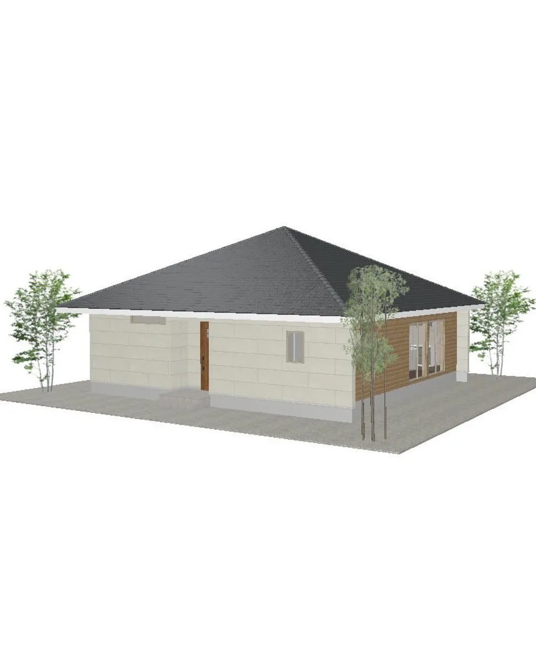 🏡【29坪3LDKのリビング学習のできる平屋間取り】⁠