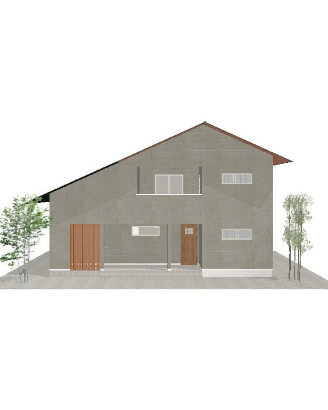 🏡【37坪4LDKの広々としたタイルデッキのある二階建てプラ...