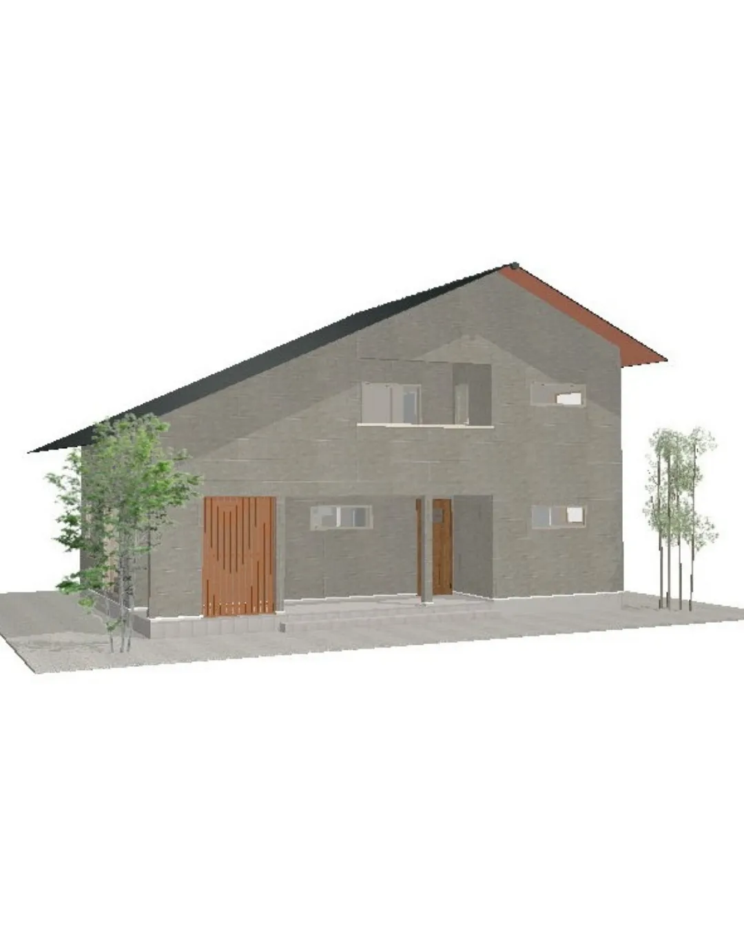 🏡【37坪4LDKの広々としたタイルデッキのある二階建てプラ...