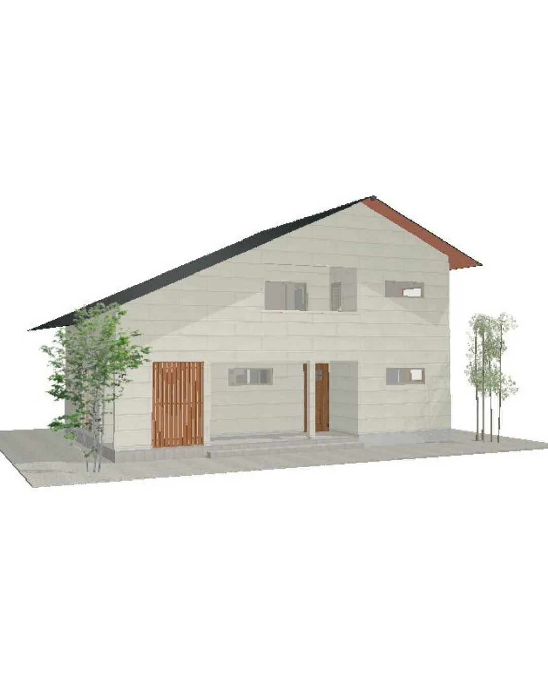 🏡【37坪4LDKの広々としたタイルデッキのある二階建てプラ...