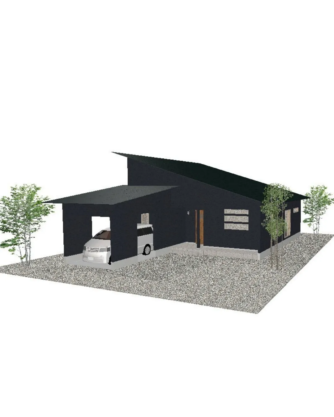 【29坪・3LDKのプライバシーを保ちやすい平屋間取り】⁠