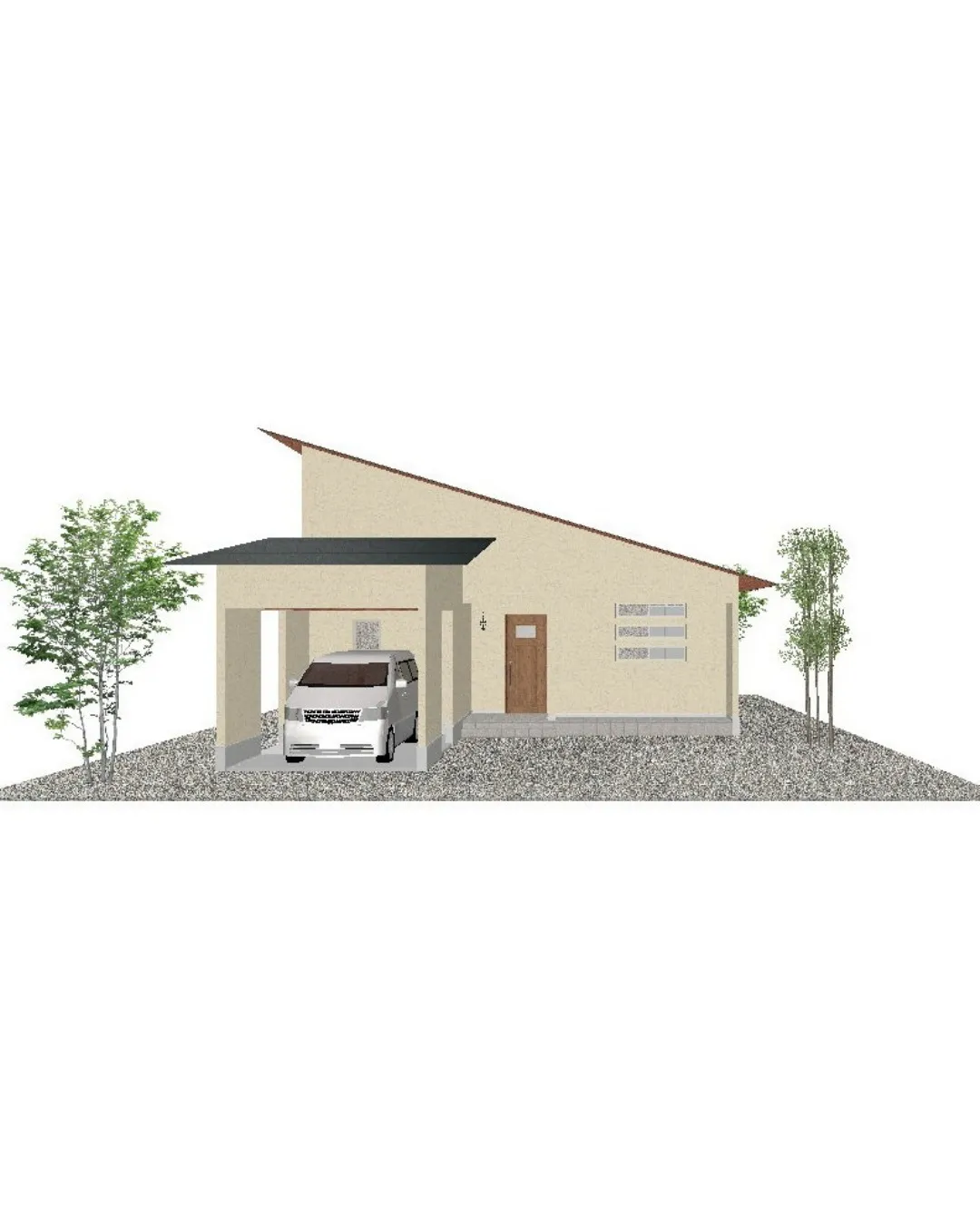 【29坪・3LDKのプライバシーを保ちやすい平屋間取り】⁠