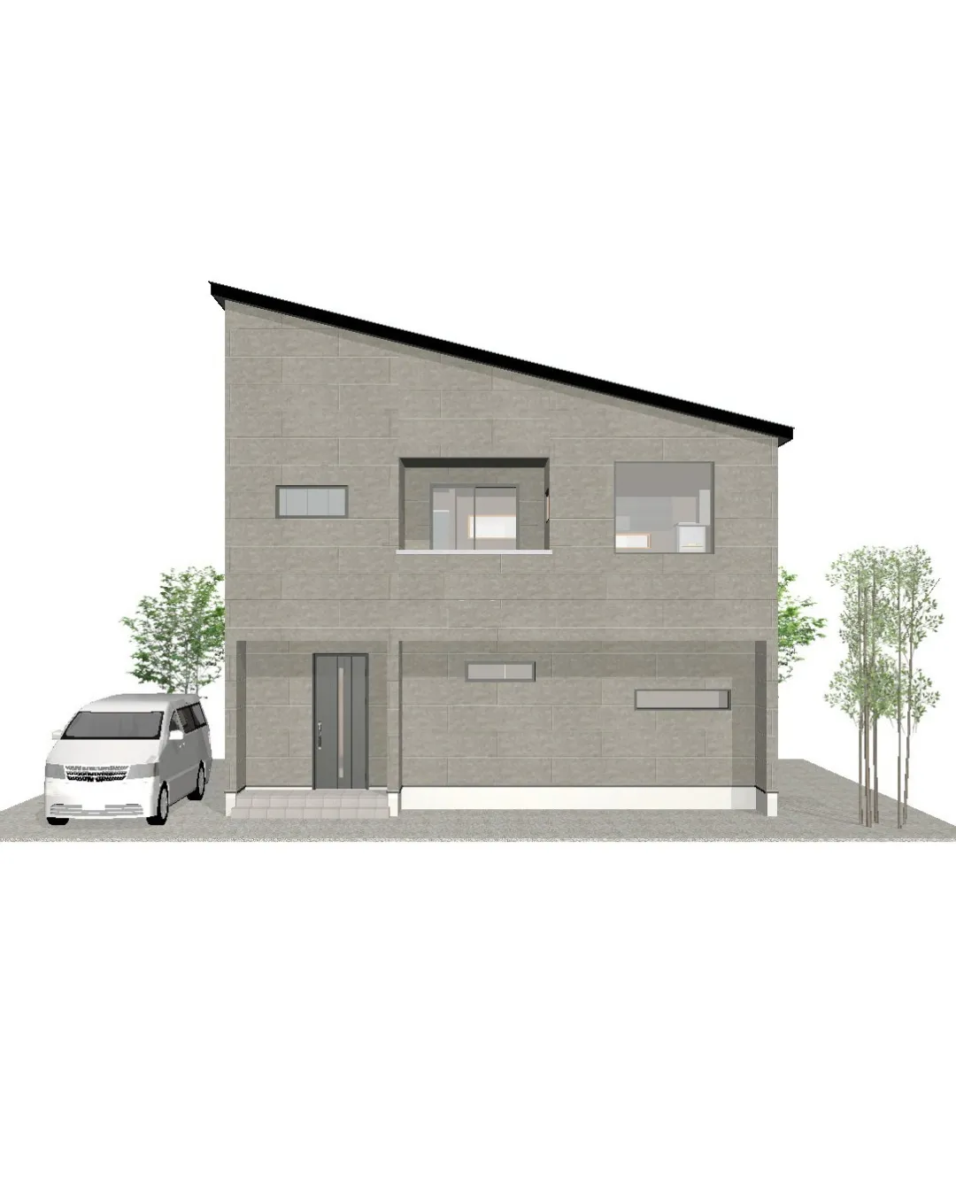 【31坪3LDKのプライバシーを確保した二階建てプラン！】