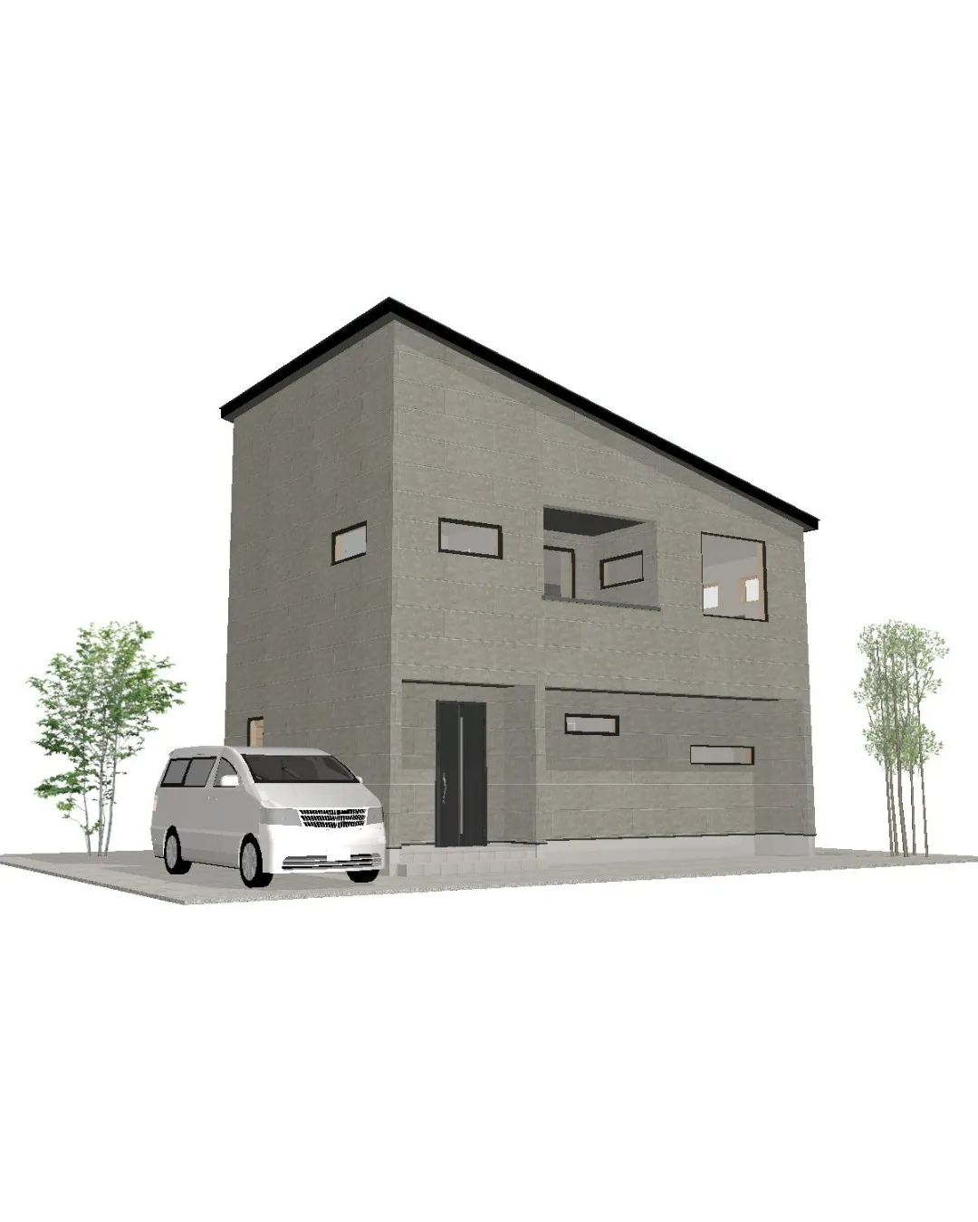 【31坪3LDKのプライバシーを確保した二階建てプラン！】