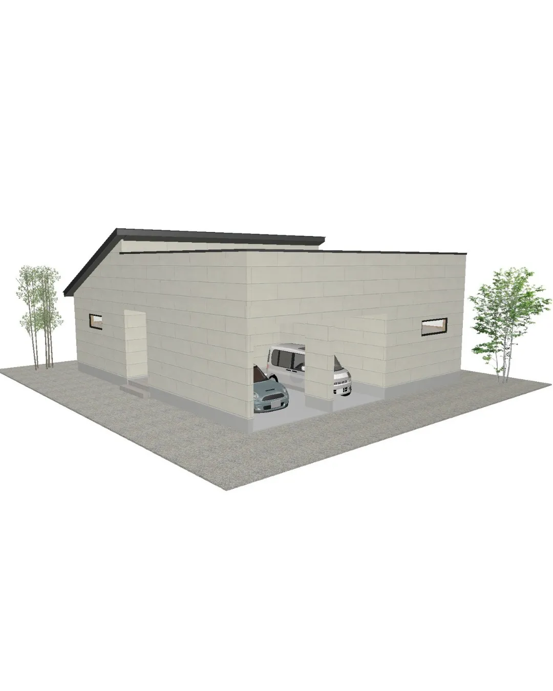 【26坪・2LDKの和室小上がりのある平屋間取り】⁠