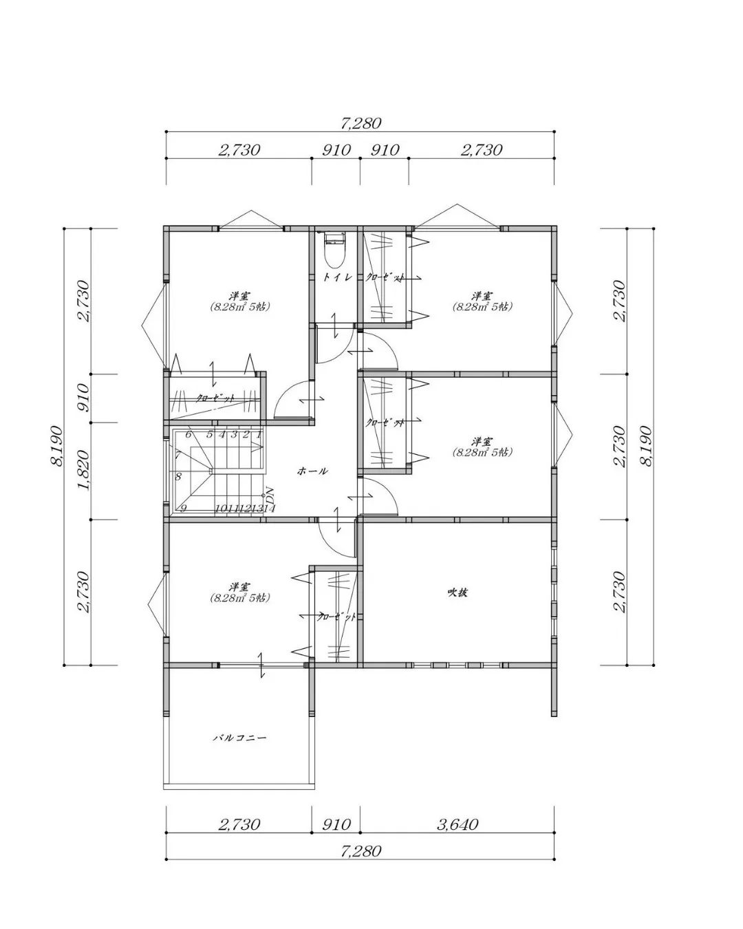 【31坪3LDKのpuraibasi-wo二階建てプラン！】