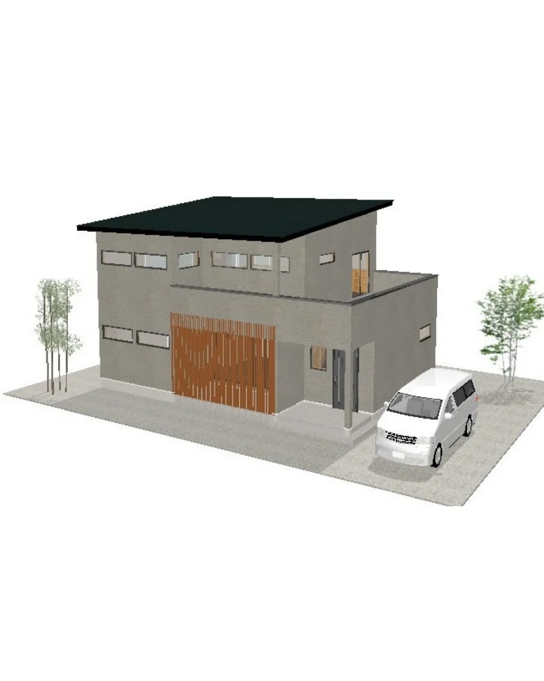 【33坪3LDKの上階と一体感のあるLDKの二階建てプラン！...