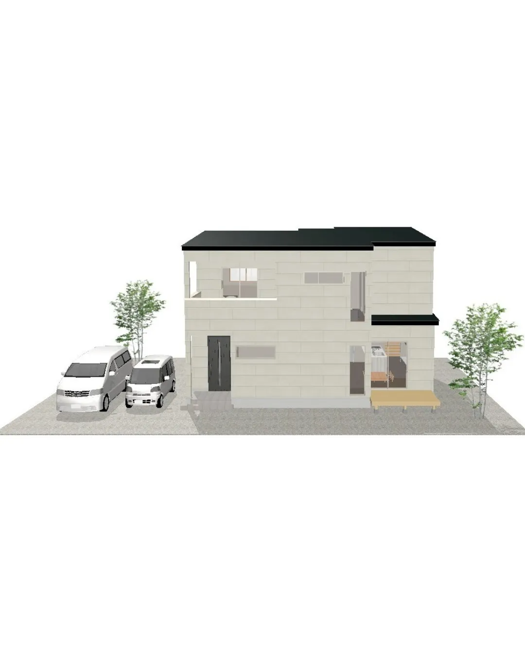 【32坪3LDKの収納量抜群二階建てプラン！】