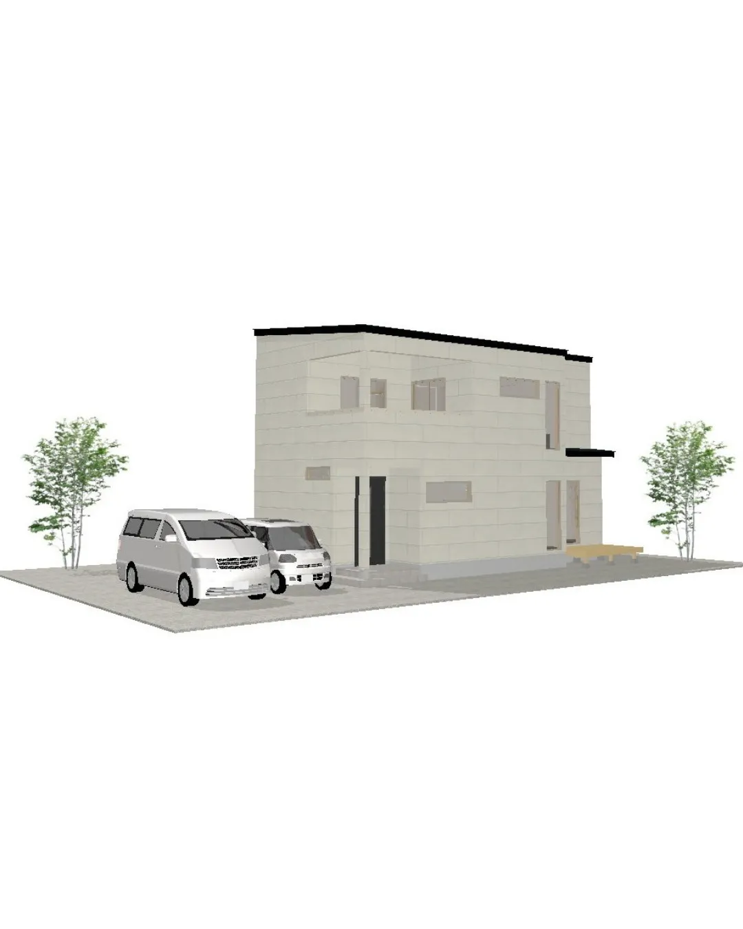 【32坪3LDKの収納量抜群二階建てプラン！】