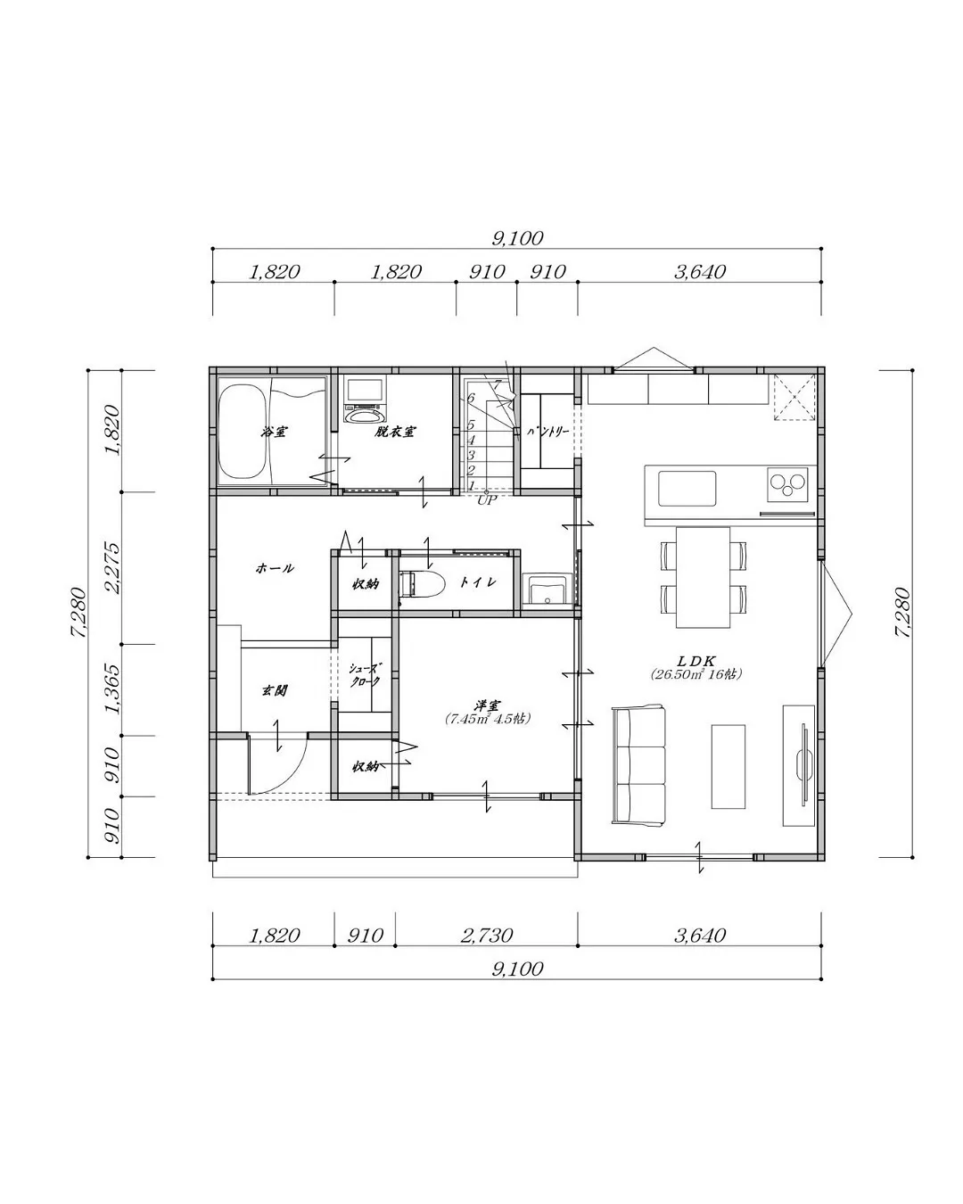 【大家族に最適なな二階建てプラン！】