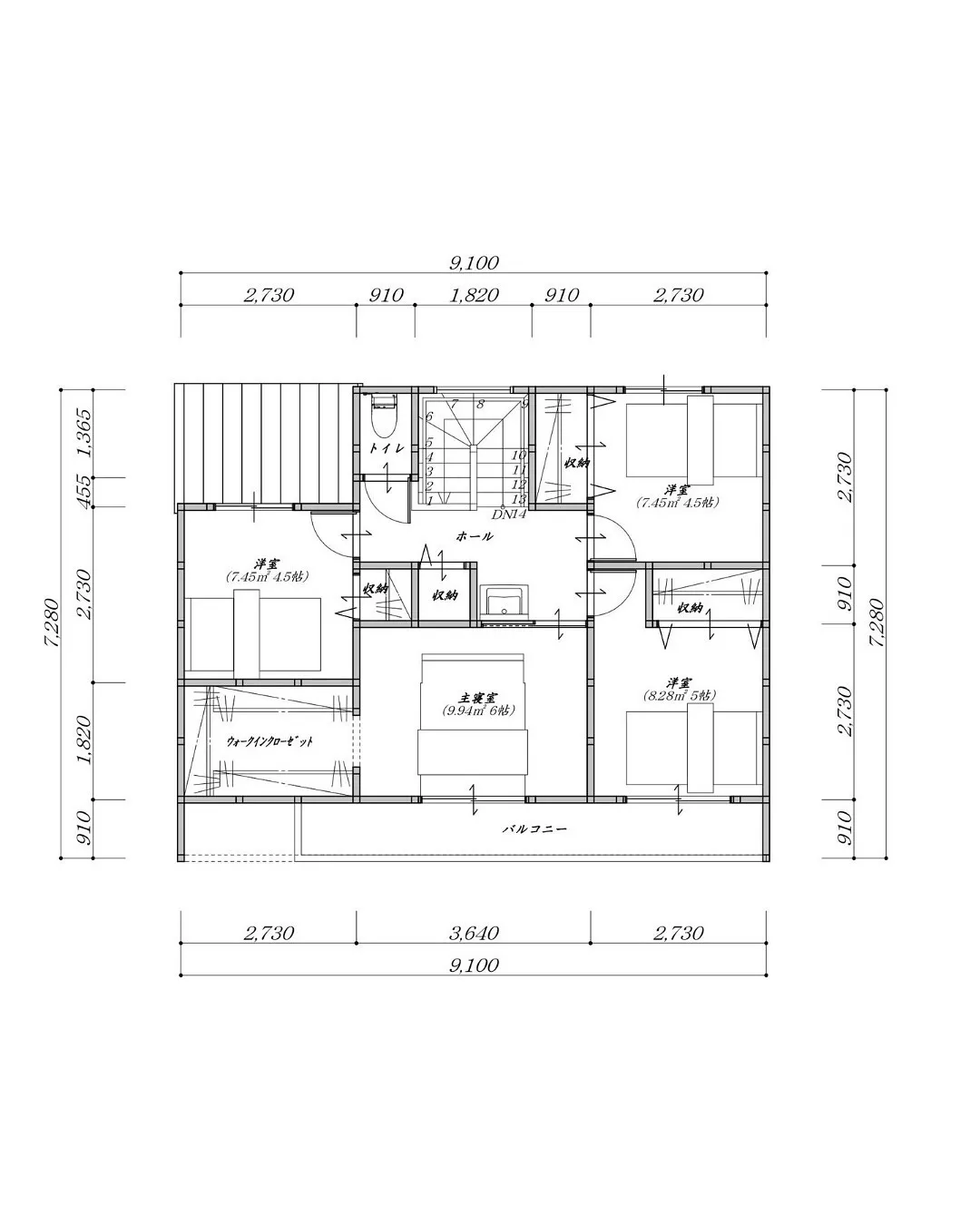 【大家族に最適なな二階建てプラン！】